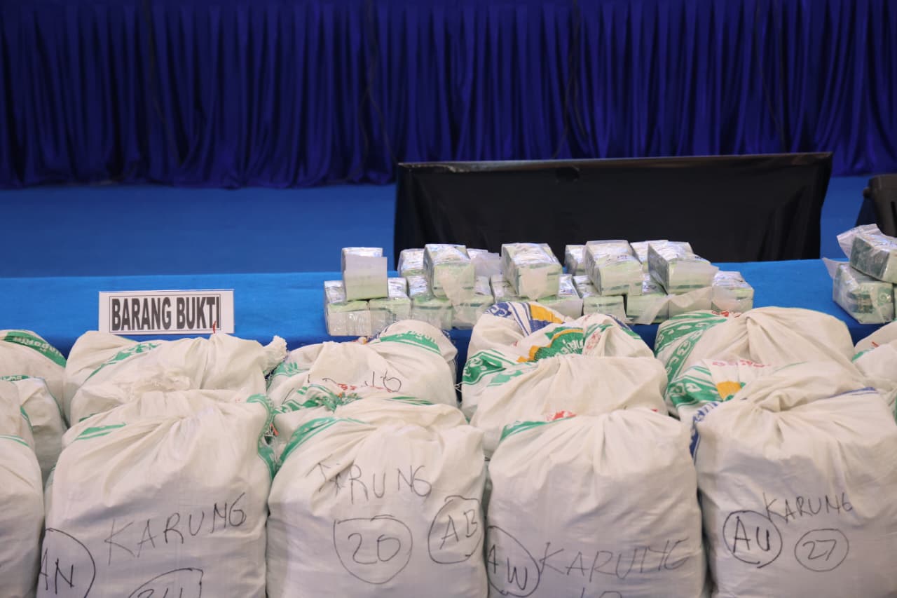 1,3 ton ketamin dimusnahkan