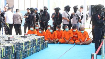 Siasat MV Ocean Porter, 4X Ganti Nama Demi Selundupkan 2,6 Ton Sabu Cair di Perairan Karimun