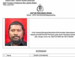 Buronan Narkoba THM Batam Basri Lewaimang Ditangkap Interpol di Malaysia