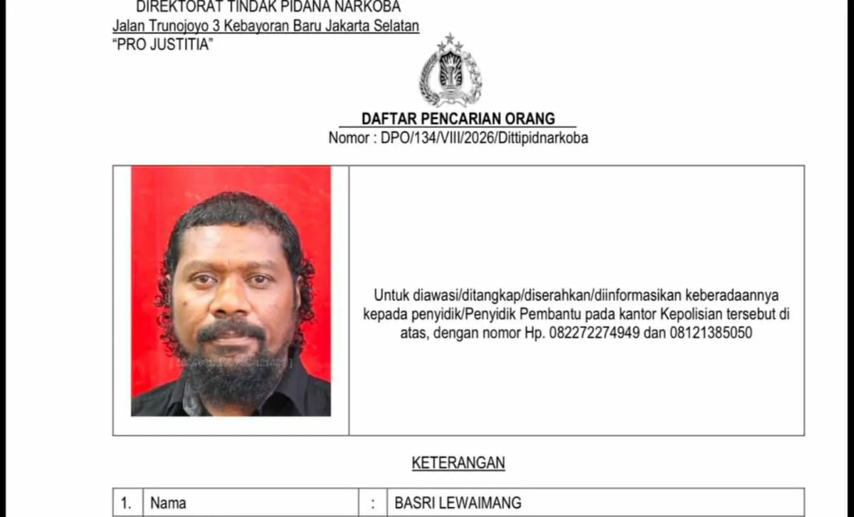 Basri Lewaimang Ditangkap