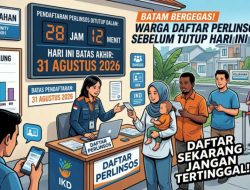 Batas Akhir Pendaftaran Perlinsos Batam 31 Agustus 2026, Warga Diminta Segera Registrasi