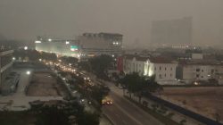 Penampakan kabut asap di Batam