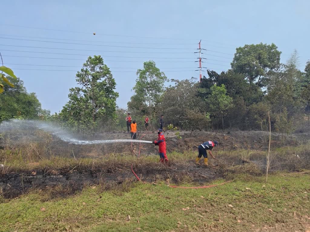 Kebakaran di Batam Kota
