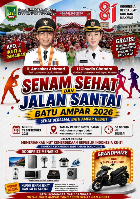 Jalan santai batu ampar