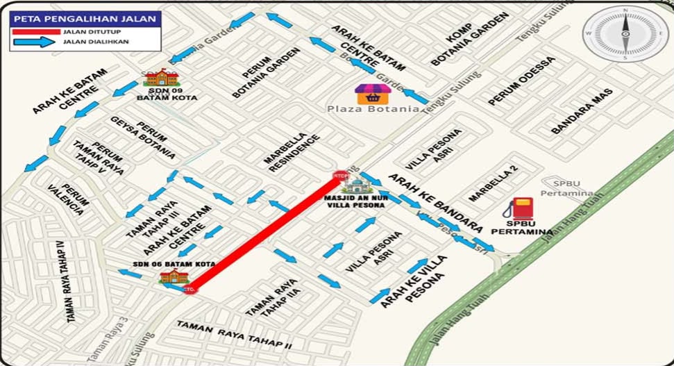 Jalan Tengku Sulung Batam