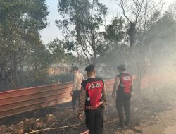 Lahan di Rempang dan Nongsa Terbakar, Brimob Polda Kepri Turun Tangan