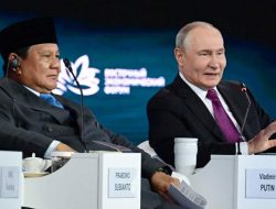 Didepan Putin, Prabowo Sebut Indonesia Nonblok, Tak Masuk Aliansi Militer Manapun