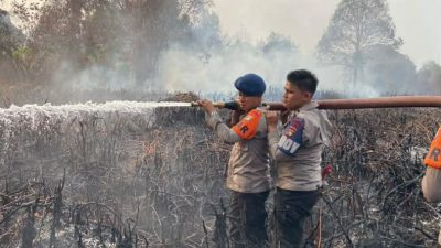 Karhutla di Lingga Masih Membara di Hari Ke-15, 27 Hektare Dipadamkan