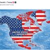 Heboh Trump Unggah Peta AS “Caplok” Amerika Tengah Hingga Islandia, Pemimpin Dunia Murka