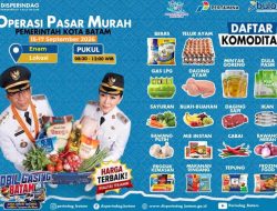 Pasar Murah Batam Digelar 15-17 September 2026 di 6 Lokasi, Ada Beras Hingga LPG 3 Kg