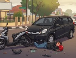 Usai Tabrak Pemotor Hingga Luka Berat, Sopir Mobilio di Batam Malah Kabur ke Rumah
