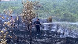 Kebakaran Lahan di Kampung Tua Tiwangkang