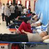 Polda Kepri Kumpulkan 62 Kantong Darah Sambut HUT Humas Polri ke 75
