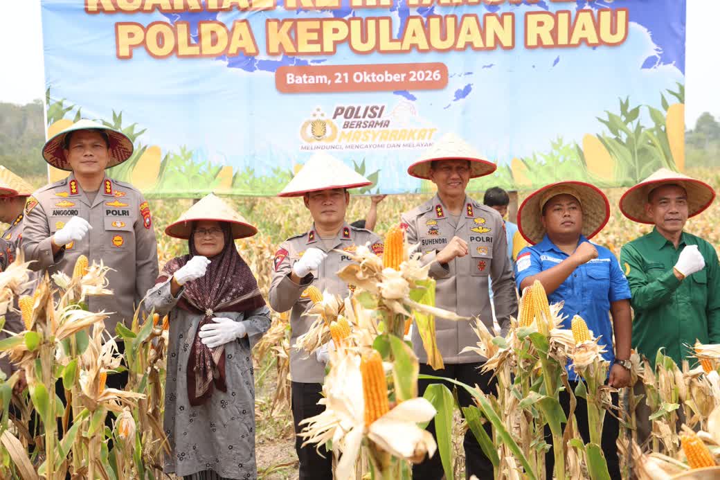 Polda Kepri Panen Raya