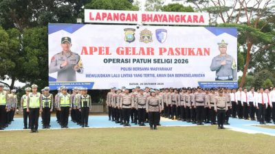 Razia Kendaraan di Batam, Operasi Patuh Seligi 2026 Digelar 26 Oktober–8 November