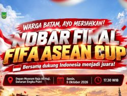 FIFA ASEAN Cup 2026: Yuk Nobar Final Indonesia vs Thailand di Engku Putri Batam