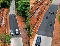 Jalan Tanjakan Vista Batam Rampung Diperbaiki, Kendaraan di Atas 8 Ton Dilarang Melintas