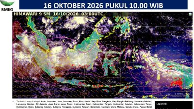BMKG Pantau Asap Karhutla Kalimantan yang Terlihat Menjangkau Jakarta, Banten, dan Jabar